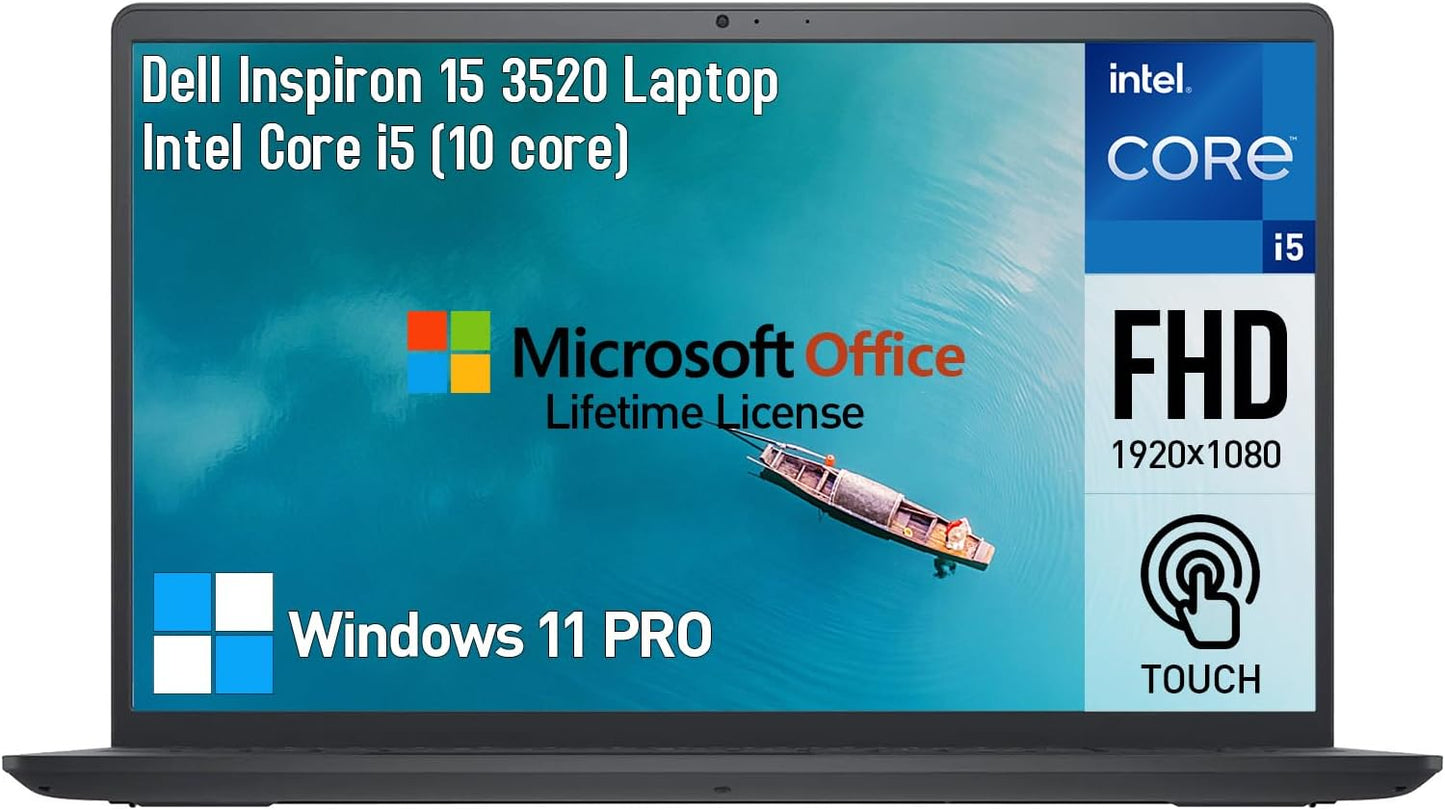 Dell Inspiron 3530 15.6" FHD Touchscreen Notebook - Intel Core i5-1335U 1.3GHz
